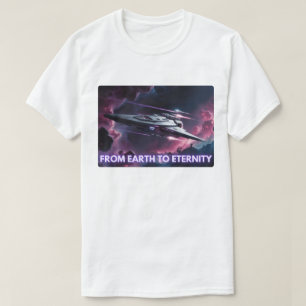 Camiseta De la Tierra a la odisea espacial de la eternidad