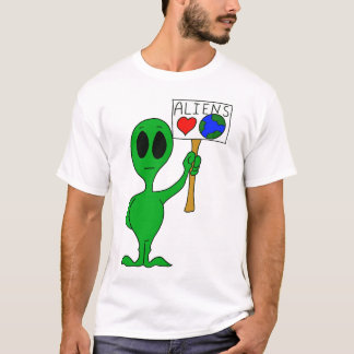 Camiseta de la tierra del amor de los extranjeros