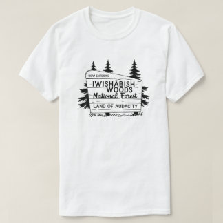 Camiseta de la tierra del bosque nacional Iwishabi