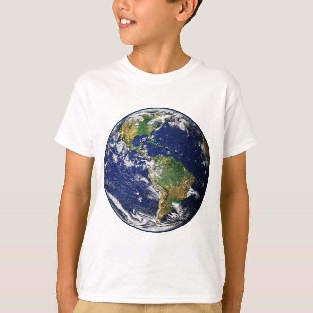 Camiseta ~ de la TIERRA del PLANETA (Sistema Solar) (Anverso)