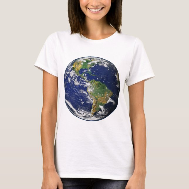 Camiseta ~ de la TIERRA del PLANETA (Sistema Solar) (Anverso)