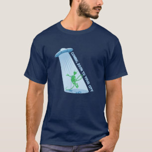 Camiseta De la tierra del viaje negro pronto -