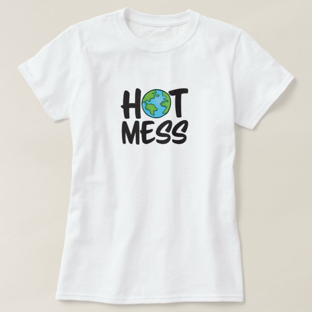 Camiseta de la Tierra sobre el cambio climático (Diseño del anverso)
