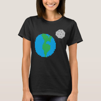 Camiseta de la Tierra y la Luna