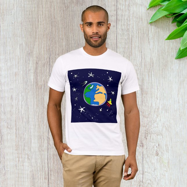 Camiseta De La Tierra Y Los Hombres Satelitales (Subido por el creador)