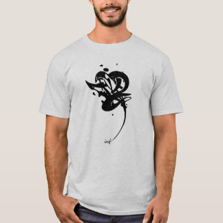 camiseta de la tinta