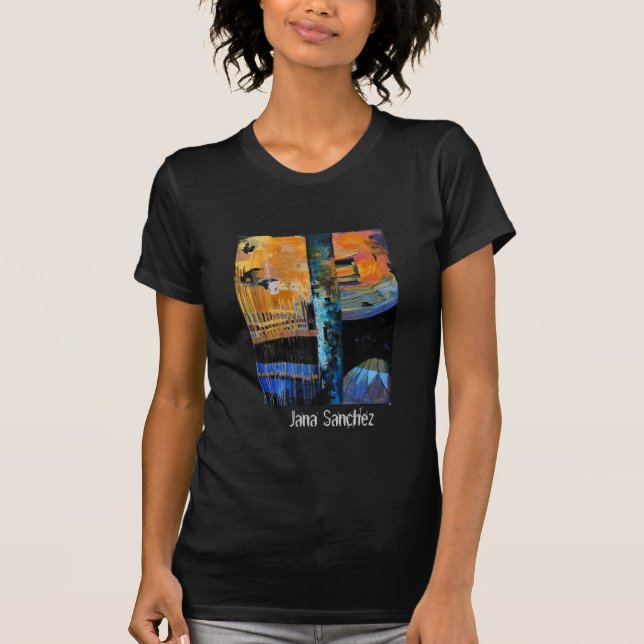 Camiseta de la tormenta de la noche (Anverso)