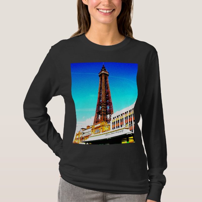 Camiseta de la torre de Blackpool (Anverso)