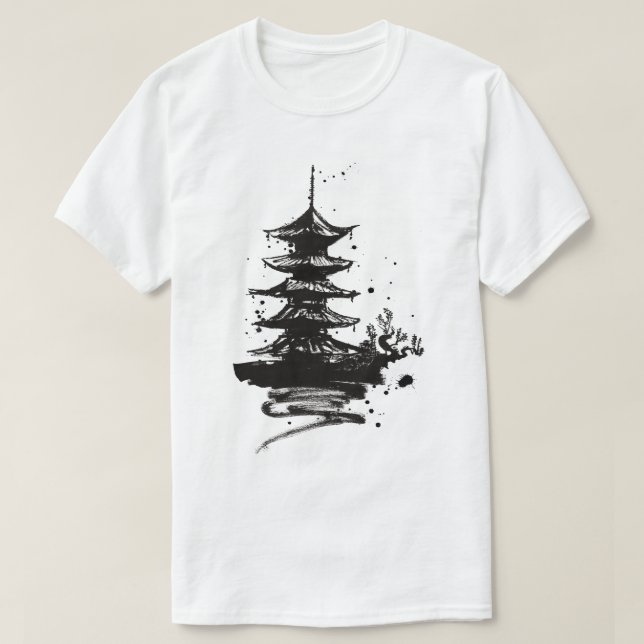 Camiseta de la Torre del Monje China - Tentamento  (Diseño del anverso)