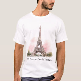 Camiseta de la Torre Eiffel de París