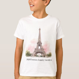 Camiseta de la Torre Eiffel de París