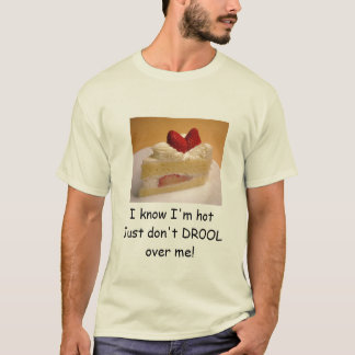 Camiseta de la torta de frutas de la fresa
