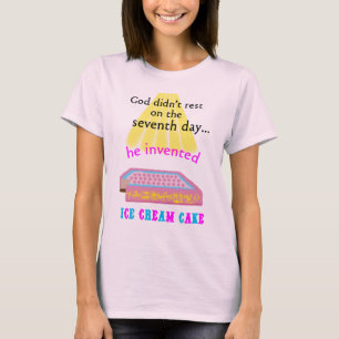 Camiseta de la torta de hielo