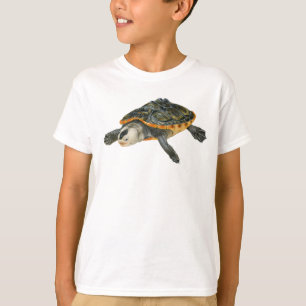 Camiseta de la tortuga acuática de Diamondback de