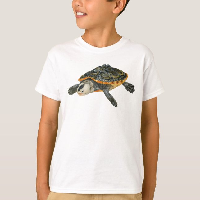 Camiseta de la tortuga acuática de Diamondback de (Anverso)