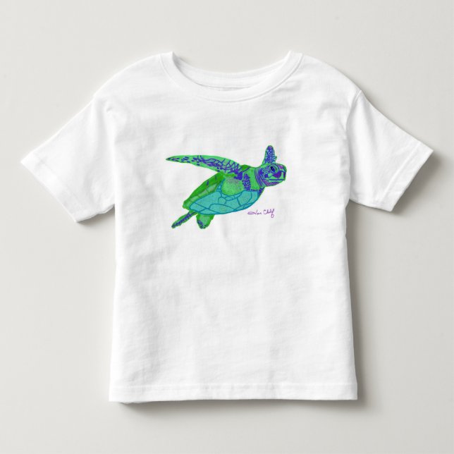 Camiseta de la tortuga de mar (Anverso)