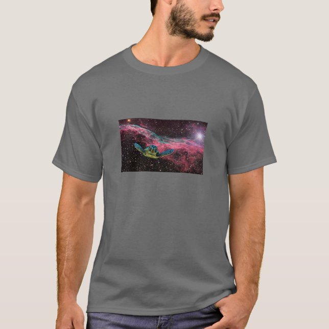 Camiseta de la tortuga del espacio (Anverso)