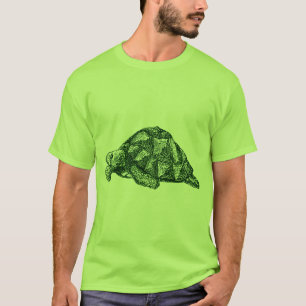 Camiseta de la tortuga verde