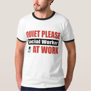 Camiseta De la tranquilidad asistente social por favor en