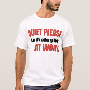 Camiseta De la tranquilidad audiólogo por favor en el
