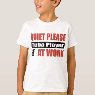 Camiseta De la tranquilidad jugador de la tuba por favor en