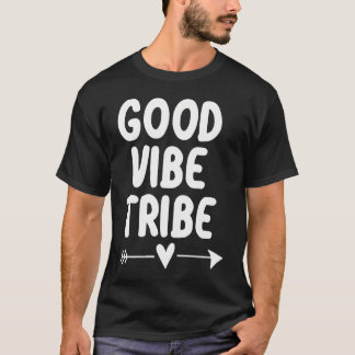 Camiseta de la tribu de la buena onda inspiradora.