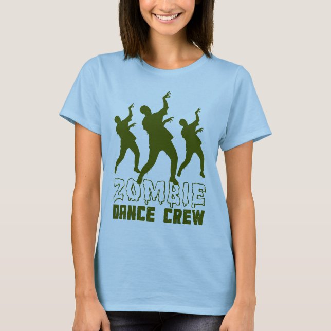 Camiseta de la tripulación de baile de Zombie (Anverso)