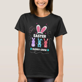 Camiseta de la tripulación de conejo de Pascua - C