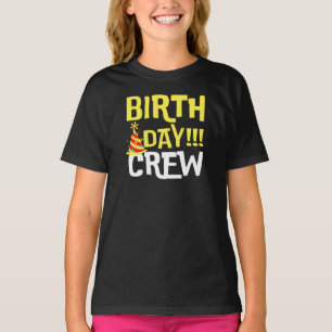 Camiseta de la tripulación de cumpleaños