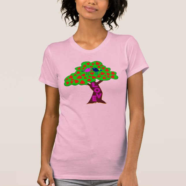 °・ ♥ Camiseta de la tripulación de las mujeres del (Anverso)