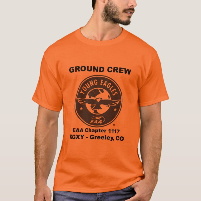 Camiseta de la tripulación de tierra - usa esto pa (Anverso)