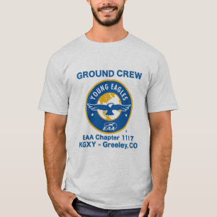 Camiseta de la tripulación joven Eagles Ground