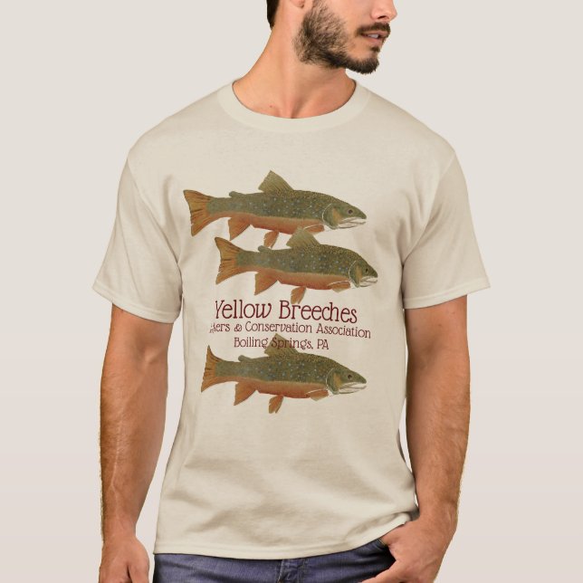 Camiseta de la trucha de arroyo de YBAC (Anverso)