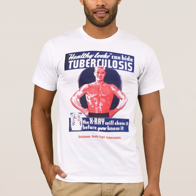 Camiseta de la tuberculosis de los sellos del (Anverso)