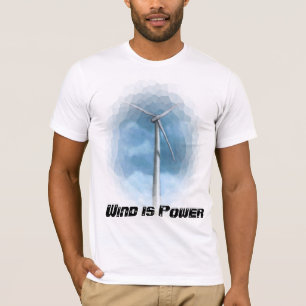 CAMISETA DE LA TURBINA DE LA ENERGÍA EÓLICA