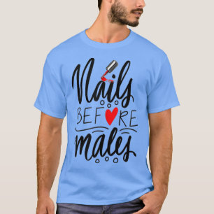 Camiseta de la uña Lady Boss Tienda de tecnología 