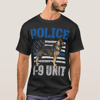 Camiseta de la unidad K9 de la policía oficial del