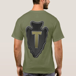 Camiseta de la unidad militar estadounidense de lo