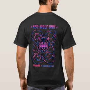 Camiseta de la unidad Neo Wolf – Gráfica de lobo c
