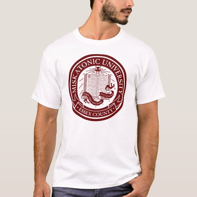 Camiseta de la universidad de Miskatonic (Anverso)