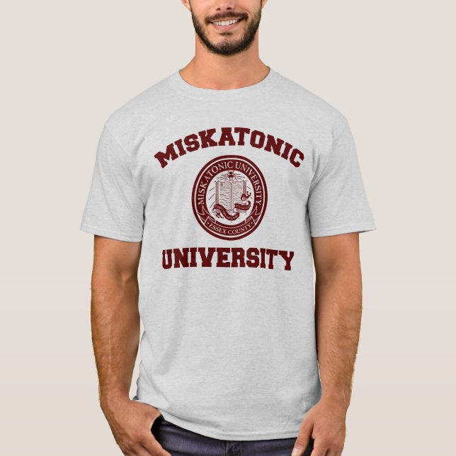 Camiseta de la universidad de Miskatonic (Anverso)