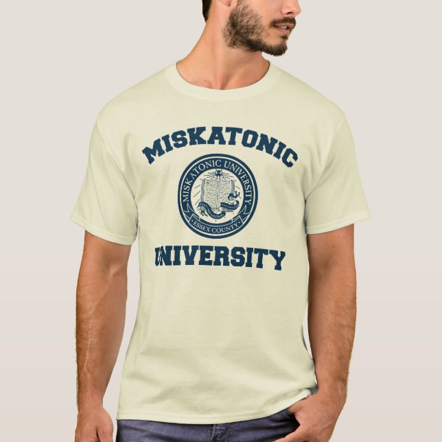 Camiseta de la universidad de Miskatonic (Anverso)