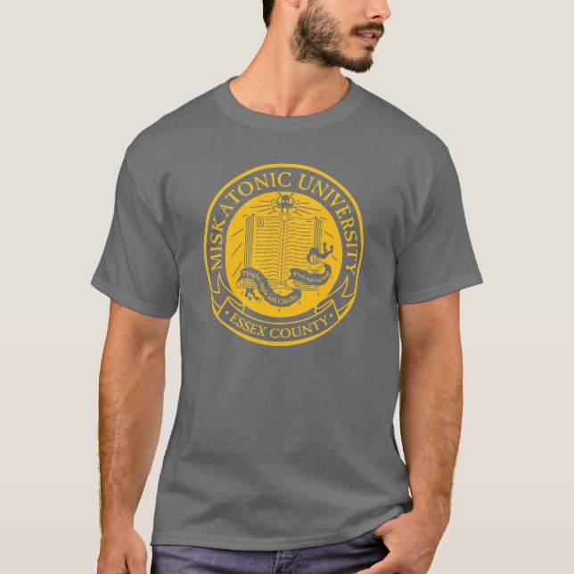 Camiseta de la universidad de Miskatonic (Anverso)