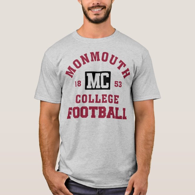 Camiseta de la universidad de Monmouth (Anverso)