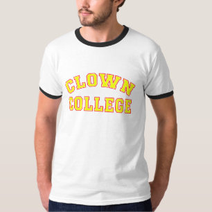 Camiseta de la universidad del payaso