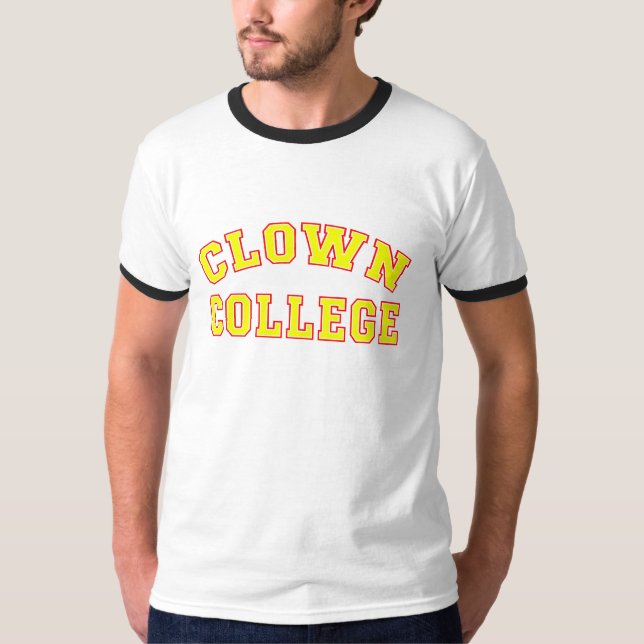 Camiseta de la universidad del payaso (Anverso)