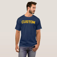 Camiseta de la Universidad Hombres de Oro y Marina