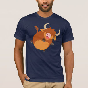 Camiseta de la vaca callejera de la montaña del Pe