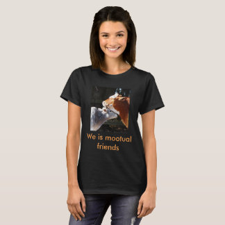 Camiseta de la vaca de los amigos de Mootual