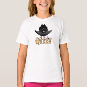 Camiseta de la vaquera de la reina del rodeo de